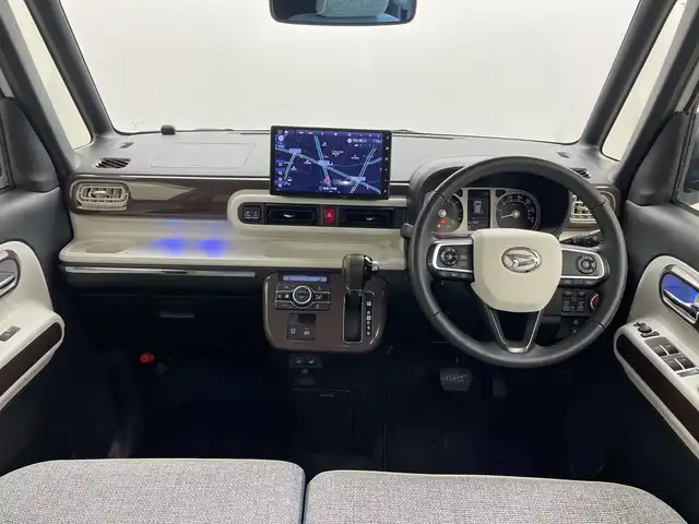 ダイハツ ムーヴ キャンバス ストライプス G ターボ 群馬県 2022(令4)年 3.9万km シャイニングホワイトパール/ファイアークォーツレッドメタリック 純正１０型ナビ　フルセグＴＶ　全周囲カメラ　衝突被害軽減システム　アダクティブクルーズコントロール　両側電動スライドドア　シートヒーター　ステアリングスイッチ　プッシュスタート　ＥＴＣ　ＬＥＤ　禁煙車