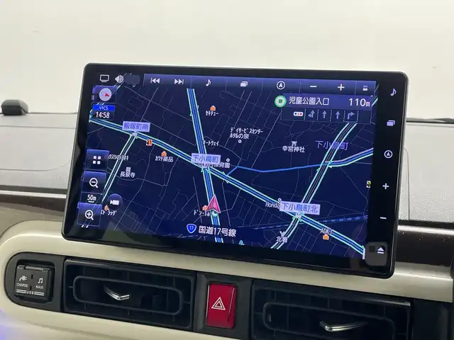 ダイハツ ムーヴ キャンバス ストライプス G ターボ 群馬県 2022(令4)年 3.9万km シャイニングホワイトパール/ファイアークォーツレッドメタリック 純正１０型ナビ　フルセグＴＶ　全周囲カメラ　衝突被害軽減システム　アダクティブクルーズコントロール　両側電動スライドドア　シートヒーター　ステアリングスイッチ　プッシュスタート　ＥＴＣ　ＬＥＤ　禁煙車