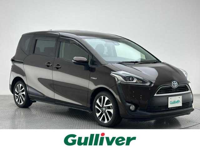 トヨタ シエンタ ハイブリッド G 兵庫県 2016(平28)年 3.6万km ヴィンテージブラウンパールクリスタルシャイン 純正ナビ/CD/DVD/Bluetooth/フルセグTV/バックモニター/ビルトインETC/両側パワースライドドア/プッシュスタート/LEDヘッドライト/衝突軽減ブレーキ/レーンキープアシスト/オートマチックハイビーム/シートヒーター/スペアキー/バックカメラ/ドアバイザー