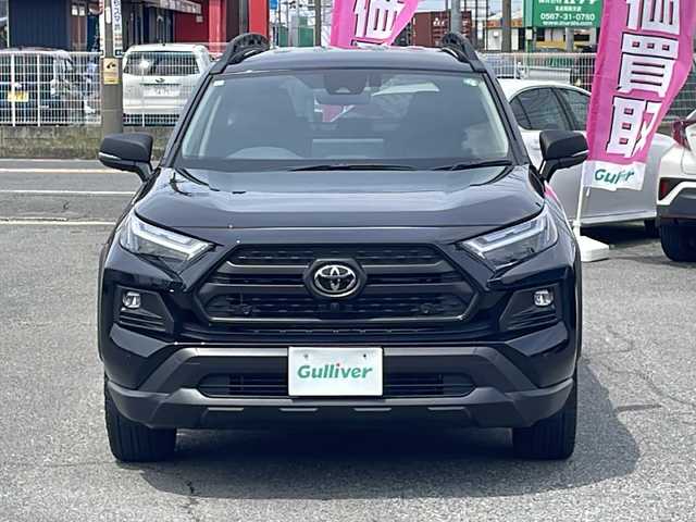 トヨタ ＲＡＶ４ HV アドベンチャー オフロードPKGⅡ 愛知県 2024(令6)年 1.3万km アティチュードブラックマイカ /禁煙車//ワンオーナー//純正ナビ//BT/フルセグ/Miracast//パノラミックビューモニター//純正18AW//ビルトインETC2.0//デジタルインナーミラー//ハンズフリーパワーバックドア//黒革シート//前席シートヒーター//前席エアシート//D席メモリー付パワーシート//ACC/LTA/BSM/PCS/RCTA/PKSB/RSA//前後クリアランスソナー//電子制御パーキングブレーキ//ブレーキホールド//本革巻きステアリング//ステアリングスイッチ//ステアリングヒーター//LEDオートライト//オートマチックハイビーム//フォグランプ//先行車発進告知//盗難防止装置//横滑り防止装置//フロアマット//スペアスマートキー//保証書//取扱説明書