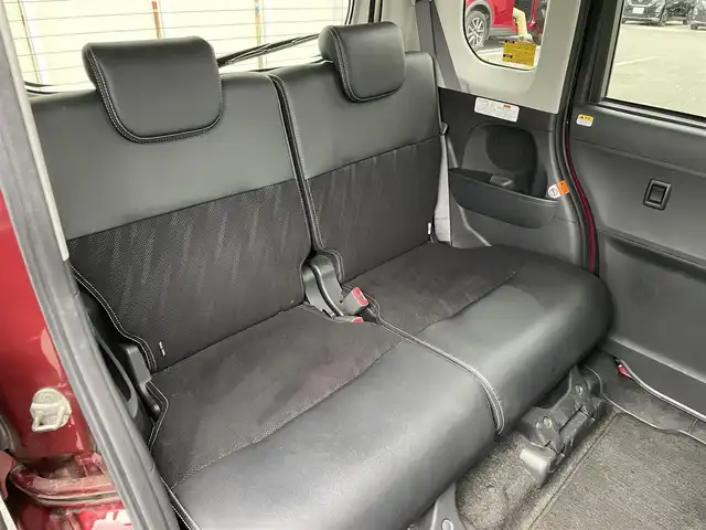 ダイハツ タント カスタムX トップED LTD SAⅢ 福岡県 2018(平30)年 6.8万km ファイアークォーツレッドM 社外7型ナビ/（BT/フルセグ/AM/FM/DISC/SD)/アラウンドビューモニター/バックカメラ/フロントカメラ/サイドカメラ/両側パワースライドドア/LEDヘッドライト/オートライト/オートマチックハイビーム/ハーフレザーシート/D席シートヒーター/TVキャンセラー/アイドリングストップ/横滑り防止装置/盗難防止装置/衝突被害軽減ブレーキ/コーナーセンサー/スマートキー/保証書/取扱説明書