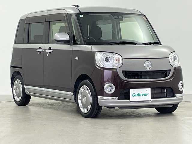 ダイハツ ムーヴ キャンバス G ブラックインテリア リミテッド SAⅢ 岐阜県 2018(平30)年 3万km スムースグレーマイカメタリック/プラムブラウンクリスタルマイカ 2トーン 両側パワースライドドア/LEDヘッドライト/LEDフォグランプ/オートライト/スマートアシストIII/・衝突軽減ブレーキ/・レーンキープアシスト/・衝突警報機能/・誤発進抑制制御機能/・オートハイビーム/プッシュスタート/純正ホイールキャップ/純正サイドバイザー/純正フロアマット/スマートキー