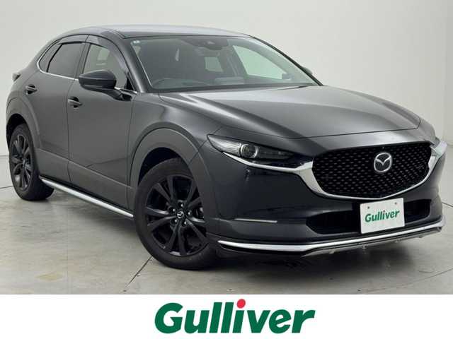 マツダ ＣＸ－３０ 20S ブラックトーンED 福岡県 2022(令4)年 4万km ジェットブラックマイカ ワンオーナー　/純正エアロ　/純正１０．２５型ナビ／フルセグＴＶ　/全方位カメラ　/ＥＴＣ　/前後ドラレコ　/レーダークルコン　/コーナーセンサー　/衝突被害軽減ブレーキ　/レーンキープ　/ＢＳＭ　/パドルシフト　/パワーバックドア　/LEDヘッドライト　/純正１８インチアルミホイール
