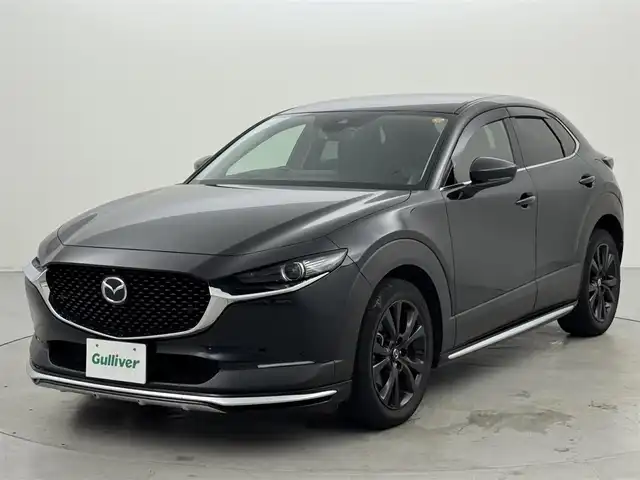 マツダ ＣＸ－３０ 20S ブラックトーンED 福岡県 2022(令4)年 4万km ジェットブラックマイカ ワンオーナー　/純正エアロ　/純正１０．２５型ナビ／フルセグＴＶ　/全方位カメラ　/ＥＴＣ　/前後ドラレコ　/レーダークルコン　/コーナーセンサー　/衝突被害軽減ブレーキ　/レーンキープ　/ＢＳＭ　/パドルシフト　/パワーバックドア　/LEDヘッドライト　/純正１８インチアルミホイール