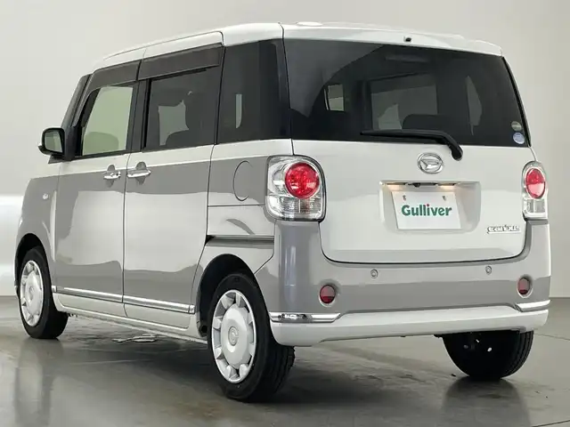 ダイハツ ムーヴ キャンバス G ブラックインテリア リミテッド SAⅢ 愛知県 2018(平30)年 4.2万km パールホワイトⅢ/スムースグレーマイカメタリック 2トーン 純正８型ナビ　全方位カメラ　ＨＤＭＩ　禁煙　両側パワスラ　Ｂｌｕｅｔｏｏｔｈ　フルセグ　ＤＶＤ　スマートアシストIII　衝突軽減　車線逸脱　ＬＥＤオートライト　ＥＴＣ　アイドリングストップ　スマートキー