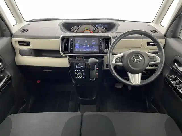 ダイハツ ムーヴ キャンバス G ブラックインテリア リミテッド SAⅢ 愛知県 2018(平30)年 4.2万km パールホワイトⅢ/スムースグレーマイカメタリック 2トーン 純正８型ナビ　全方位カメラ　ＨＤＭＩ　禁煙　両側パワスラ　Ｂｌｕｅｔｏｏｔｈ　フルセグ　ＤＶＤ　スマートアシストIII　衝突軽減　車線逸脱　ＬＥＤオートライト　ＥＴＣ　アイドリングストップ　スマートキー