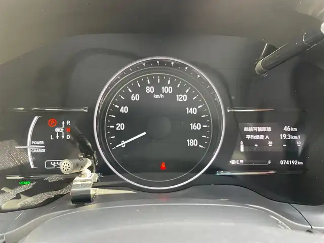 ホンダ ヴェゼル ハイブリッド Z ホンダセンシング 岩手県 2016(平28)年 7.5万km ミスティックグリーンパール ホンダセンシング/純正メモリーナビ/　BT/CD/DVD/フルセグ/バックカメラ/レーダークルーズコントロール/LEDオートライト/純正17インチアルミホイール/パドルシフト/スマートキー/ETC