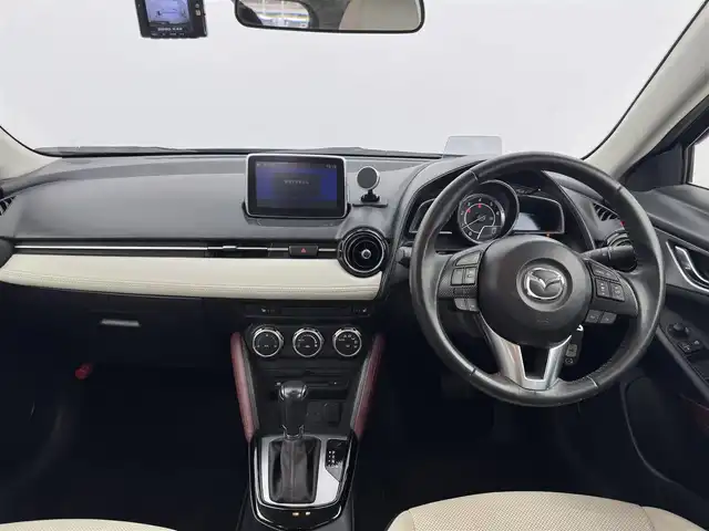 マツダ ＣＸ－３ XD ツーリング Lパッケージ 愛知県 2015(平27)年 8.1万km ダイナミックブルーマイカ ・純正ナビ/CD DVD　Bluetooth　フルセグTV/・前席シートヒータ/・ハーフレザーシート/・純正１８インチアルミ/・ドラレコ前後/・純正アルミ/・田格ミラー/・バックカメラ/・スペアキー１本