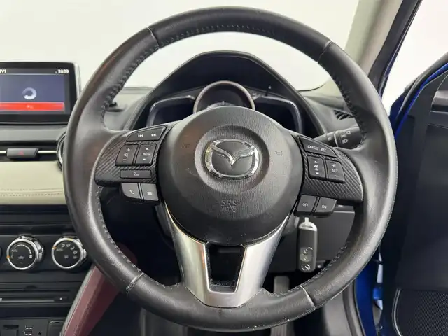 マツダ ＣＸ－３ XD ツーリング Lパッケージ 愛知県 2015(平27)年 8.1万km ダイナミックブルーマイカ ・純正ナビ/CD DVD　Bluetooth　フルセグTV/・前席シートヒータ/・ハーフレザーシート/・純正１８インチアルミ/・ドラレコ前後/・純正アルミ/・田格ミラー/・バックカメラ/・スペアキー１本