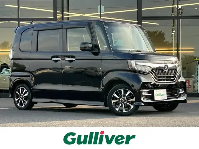 ホンダ Ｎ ＢＯＸ カスタム G L ホンダセンシング 栃木県 2018(平30)年 7.3万km クリスタルブラックパール ホンダセンシング/ディーラーナビ（Gathars)/フルセグTV/Bluetooth/iPod/USB/CD/DVD/レーダークルーズコントロール/両側パワースライドドア/バックモニター/ETC/LDA/PCS/AAC/LEDヘッドライト/プッシュスタート