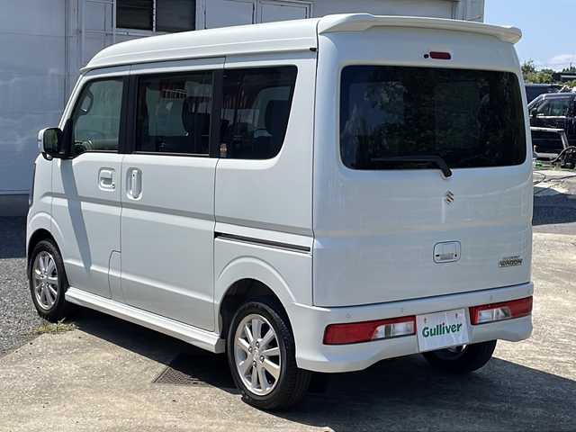 スズキ エブリィ ワゴン PZターボ ハイルーフ 千葉県 2024(令6)年 1万km パールホワイト ディスプレイオーディオ　バックカメラ　デュアルカメラブレーキサポート　パワースライドドア　オーバーヘッドルーフシェルフ　ハイルーフ　ＬＥＤライト　クリアランスソナー スマートキー レーンアシスト