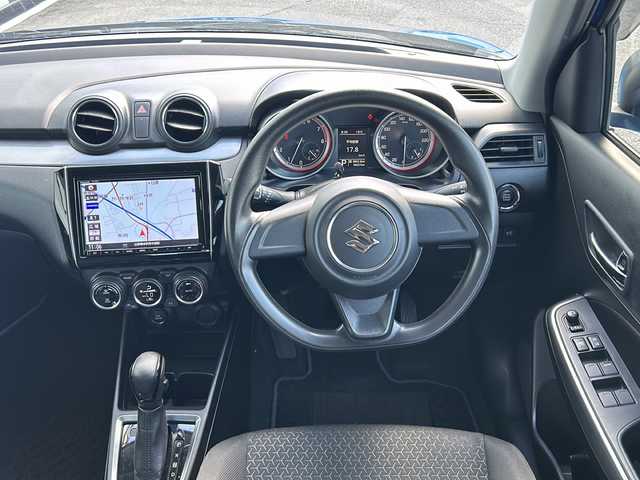 スズキ スイフト XG LTD 山形県 2019(令1)年 3.9万km スピーディーブルーM 禁煙車/4WD/横滑り防止装置/純正ナビ/（Bluetooth/CD/DVD/フルセグ)/バックカメラ/DN席シートヒーター/ビルトインETC/社外AW/純正フロアマット/社外AWスタッドレス(175/65/R14・6mm)4本積載/電動格納ミラー/スマートキー/ドアバイザー/記録簿/取扱説明書