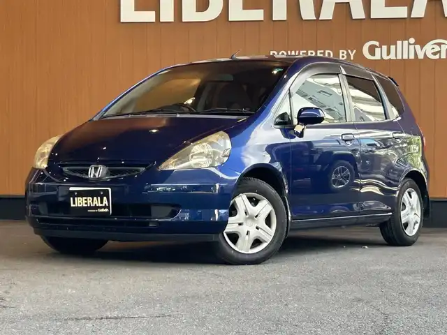 ホンダ フィット 1．3W 宮城県 2003(平15)年 8.8万km 紺 社外ナビ/フロアマット