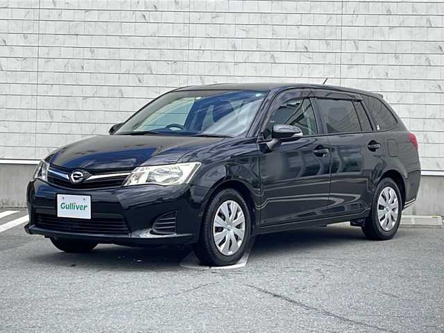 トヨタ カローラ フィールダー 1．5X 山形県 2014(平26)年 7.4万km ブラックマイカ 禁煙車/ワンオーナー/横滑り防止装置/純正ナビ(AM/FM/CD/DVD/BT/AUX)/フルセグTV/バックカメラ/ETC/エンジンスターター/純正ドアバイザー/純正フロアマット/電動格納ミラー/純正鉄チンホイール/社外AW付ノーマルタイヤ車載
