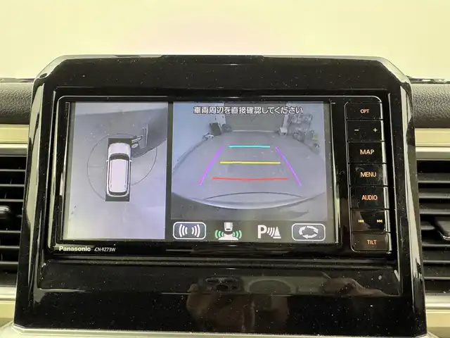 スズキ クロスビー HYBRID MX 愛知県 2018(平30)年 5.1万km スーパーブラックパール 3トーンコーディネート スズキ純正パナソニック製7インチメモリナビ/　・CD/DVD/BT/フルセグ/ステアリングリモコン/パドルシフト/MTモード/デュアルセンサーブレーキサポート/　・衝突軽減システム/全方位カメラ/レーンキープアシスト/ウォークスルー/フルフラットシート/純正フロアマット/エアバック/　・運転席/助手席/サイド/カーテン/スマートキー/スペアキー