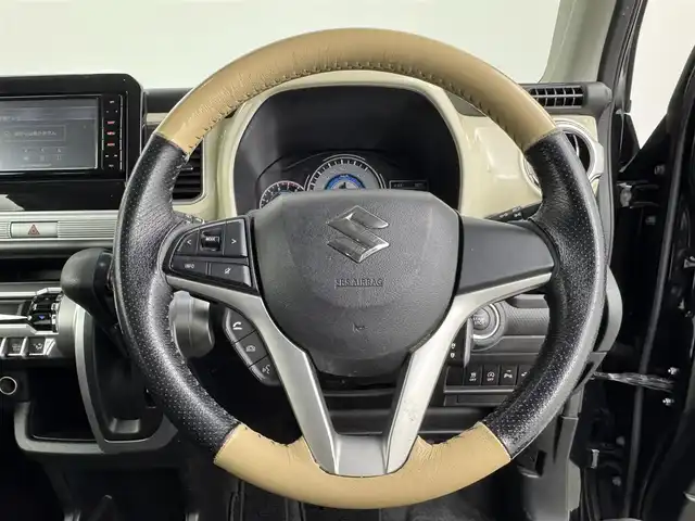スズキ クロスビー HYBRID MX 愛知県 2018(平30)年 5.1万km スーパーブラックパール 3トーンコーディネート スズキ純正パナソニック製7インチメモリナビ/　・CD/DVD/BT/フルセグ/ステアリングリモコン/パドルシフト/MTモード/デュアルセンサーブレーキサポート/　・衝突軽減システム/全方位カメラ/レーンキープアシスト/ウォークスルー/フルフラットシート/純正フロアマット/エアバック/　・運転席/助手席/サイド/カーテン/スマートキー/スペアキー
