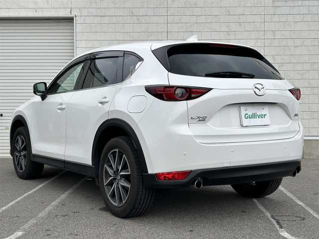 マツダ ＣＸ－５ 25T Lパッケージ 新潟県 2018(平30)年 2.9万km スノーフレイクホワイトパールマイカ 4WD/BOSE/衝突軽減/全方位カメラ/純正ナビ/(AM/FM/CD/DVD/BT/フルセグ)/ETC/レーダークルーズコントロール/パワーバックドア/前後ドライブレコーダー/レザーシート/シートヒーター/パワーシート/革巻きステアリング/ステアリングスイッチ/ハンドルヒーター/MTモード付きAT/アイドリングストップ/前後コーナーセンサー/AUTOライト/LEDヘッドライト/フォグランプ/横滑り防止/プッシュスタート/スマートキー