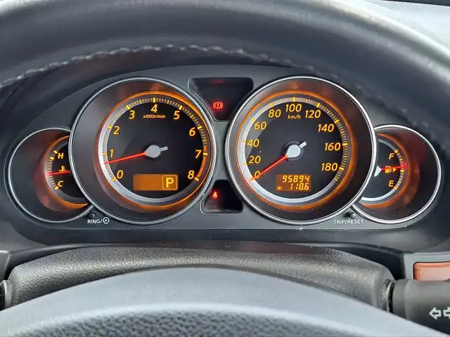 日産 フーガ 350GT スポーツパッケージ 大阪府 2006(平18)年 9.6万km スーパーブラック /禁煙車//純正ナビ//6CDCH/ラジオ/アナログTV//バックカメラ・左サイドカメラ//ウッド調パネル//ビルトインETC//AFS//HID//純正マット・バイザー//RAYS19AW//前席パワーシート【D席メモリ付き】//ハーフレザーシート