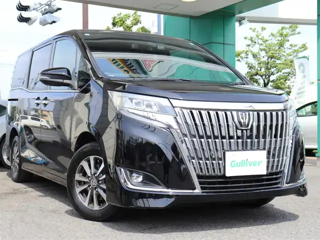 トヨタ エスクァイア Gi 神奈川県 2019(令1)年 4.6万km ブラック ワンオーナー /SDナビゲーションシステム/パノラミックライブサウンドシステム/フルセグテレビ/バックカメラ/ドラレコ前後/フリップダウンモニター/アイドリングストップ/クルーズコントロール/プッシュスタート/両側パワースライドドア/ナノイー付左右独立温度調整オートエアコン/ETC /快適温熱シート(運転席/助手席)/保証書/取説