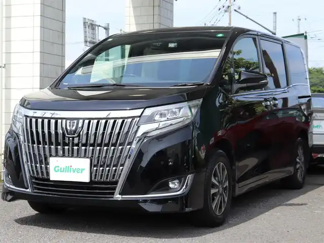トヨタ エスクァイア Gi 神奈川県 2019(令1)年 4.6万km ブラック ワンオーナー /SDナビゲーションシステム/パノラミックライブサウンドシステム/フルセグテレビ/バックカメラ/ドラレコ前後/フリップダウンモニター/アイドリングストップ/クルーズコントロール/プッシュスタート/両側パワースライドドア/ナノイー付左右独立温度調整オートエアコン/ETC /快適温熱シート(運転席/助手席)/保証書/取説