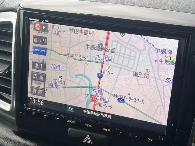 スズキ スペーシア カスタム XS ターボ 秋田県 2017(平29)年 6.9万km クリスタルホワイトP ターボ/両側パワースライドドア/衝突軽減システム/純正メモリナビ（DVD/CD/BT）/フルセグ（走行中視聴可能）/バックカメラ/社外１４インチアルミ（冬タイヤ装着）/スマートキー/アイドリングストップ/プッシュスタート/クルーズコントロール追従走行なし/レーンキープアシスト/パドルシフト/ステアリングスイッチ/ドライブレコーダー/運転席シートヒーター/ビルトインETC/純正フロアマット/純正ドアバイザー/オートライト/オートエアコン/パワーステアリング/パワーウィンドウ/横滑り防止/盗難防止装置/寒冷地仕様/電動格納ウィンカーミラー/保証書/取扱説明書/記録簿