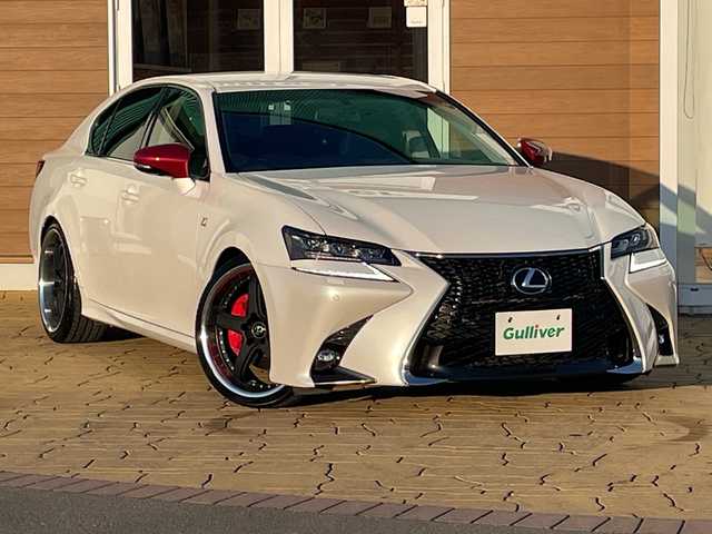 レクサス ＧＳ 350 宮崎県 2012(平24)年 7.5万km ホワイトパールクリスタルシャイン ローダウン/社外20インチアルミ/フェイスチェンジ/メーカー純正ナビ/純正フロアマット/クルーズコントロール/パワーシート(D/N席)/バックカメラ/ETC/パドルシフト/メモリーシート