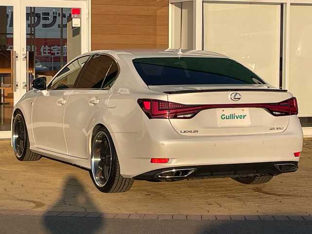 レクサス ＧＳ 350 宮崎県 2012(平24)年 7.5万km ホワイトパールクリスタルシャイン ローダウン/社外20インチアルミ/フェイスチェンジ/メーカー純正ナビ/純正フロアマット/クルーズコントロール/パワーシート(D/N席)/バックカメラ/ETC/パドルシフト/メモリーシート