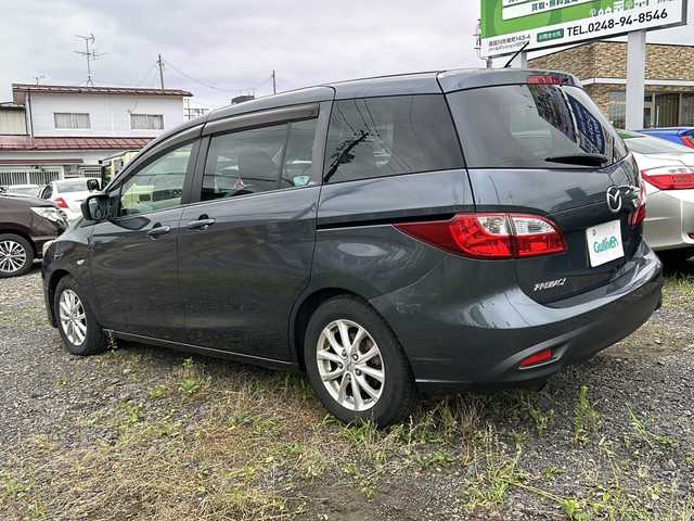 マツダ プレマシー 20E 福島県 2010(平22)年 11.2万km メトロポリタングレーマイカ 禁煙車/純正オーディオ(AM/FM/CD)/両側イージークローザードア/純正ドアバイザー/純正フロアマット/電動格納ミラー/純正鉄チンホイール付き冬タイヤ車載