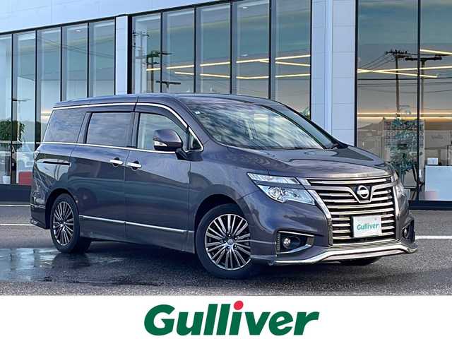 日産 エルグランド 250HWS S アーバンクロム 新潟県 2018(平30)年 13.7万km メタルグレー 純正ナビ/（DTV/DVD/Bluetooth）/バックカメラ/クルーズコントロール/レーダー/ETC/両側パワースライドドア/ロールアップサンシェード/ハーフレザーシート/オットマン/シガソケ/フロアマット/LEDヘッドライト/フォグランプ/ウィンカーミラー/電格ミラー/ドアバイザー/スペアキー