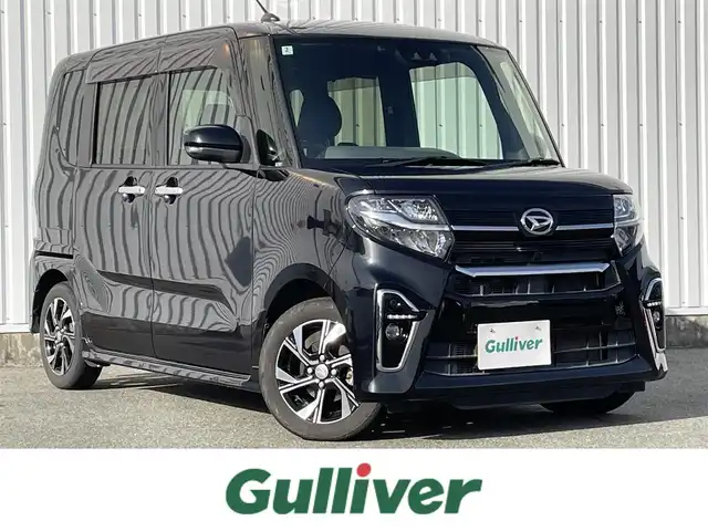 ダイハツ タント カスタム X セレクション 福岡県 2020(令2)年 5.6万km パールブラック スマートアシスト/純正ナビ（ＮＭＺＫ－Ｗ７０Ｄ）/フルセグTV/CD/DVD/BT/SD/AM/FM/バックカメラ/両側パワースライドドア/ハーフレザー/ナビ連動前後ドラレコ/シートヒーター/ステアリングリモコン/スマートキー/純正アルミ/純正マット/スペアキー/保証書