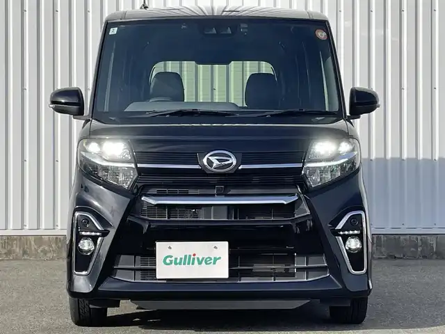 ダイハツ タント カスタム X セレクション 福岡県 2020(令2)年 5.6万km パールブラック スマートアシスト/純正ナビ（ＮＭＺＫ－Ｗ７０Ｄ）/フルセグTV/CD/DVD/BT/SD/AM/FM/バックカメラ/両側パワースライドドア/ハーフレザー/ナビ連動前後ドラレコ/シートヒーター/ステアリングリモコン/スマートキー/純正アルミ/純正マット/スペアキー/保証書