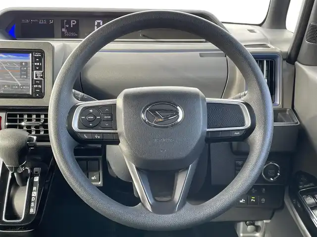 ダイハツ タント カスタム X セレクション 福岡県 2020(令2)年 5.6万km パールブラック スマートアシスト/純正ナビ（ＮＭＺＫ－Ｗ７０Ｄ）/フルセグTV/CD/DVD/BT/SD/AM/FM/バックカメラ/両側パワースライドドア/ハーフレザー/ナビ連動前後ドラレコ/シートヒーター/ステアリングリモコン/スマートキー/純正アルミ/純正マット/スペアキー/保証書