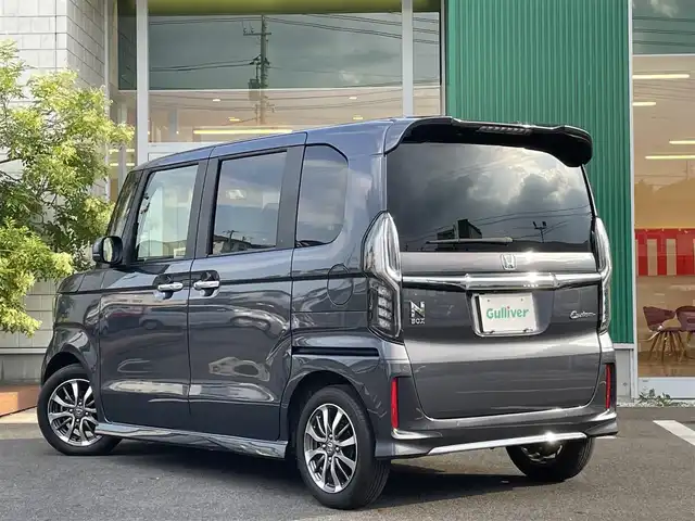ホンダ Ｎ ＢＯＸ カスタム L 岡山県 2022(令4)年 4.6万km メテオロイドグレーメタリック 純正8インチナビ/Bluetooth、フルセグTV、CD、DVD、AM、FM/バックカメラ/純正アルミホイール14インチ/片側パワースライドドア/クルーズコントロール追従機能あり/ホンダセンシング/前後ドライブレコーダー/ビルトインETC/前席シートヒーター/ブレーキホールド/純正フロアマット/盗難防止装置/横滑り防止装置