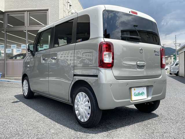 スズキ ワゴンＲ スマイル HYBRID S リミテッド 山形県 2024(令6)年 1.1万km グレーⅡ ・ワンオーナー/・純正9インチナビ/フルセグ/CD/DVD/Bluetooth/　AndroidAuto/AppleCarPlay/・ビルトインETC/・全方位カメラ/・衝突被害軽減ブレーキ/・レーンキープアシスト/・後方クリアランスソナー/・LEDヘッドライト/・オートライト/・横滑り防止装置/・両側ワンタッチパワースライドドア/・ステアリングスイッチ/・D席シートヒーター/・純正ラバーマット/・純正ホイールキャップ/・スタッドレスタイヤ車載/・スペアキー1本/・保証書/・取扱説明書