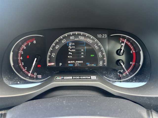 トヨタ ＲＡＶ４ G 愛知県 2022(令4)年 4.6万km アティチュードブラックマイカ ワンオーナー/純正ディスプレイオーディオ/ナビキット/AMFM/USB/Bluetooth/フルセグTV/全方位カメラ/ビルトインETC/前後ドライブレコーダー/プッシュスタート/パワーシート/エアシート/シートヒーター/メモリシート/MT付きAT/トヨタセーフティセンス/・ACC/・LTA/・PCS/・BSM/・クリアランスソナー/LEDヘッドライト/オートハイビーム/パワーバックドア/ステアリングヒーター/純正18インチAW/純正フロアマット/保証書/取扱説明書/スペアキー