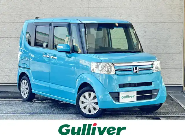 ホンダ Ｎ ＢＯＸ G Lパッケージ 兵庫県 2015(平27)年 5.3万km イノセントブルーメタリック 純正ディーラーナビ/（CD/DVD/BT/フルセグTV）/バックカメラ/両側パワースライドドア/あんしんパッケージ/シティブレーキアクティブシステム/ETC/HIDヘッドライト/AUTOライト/スマートキー/スペアキー