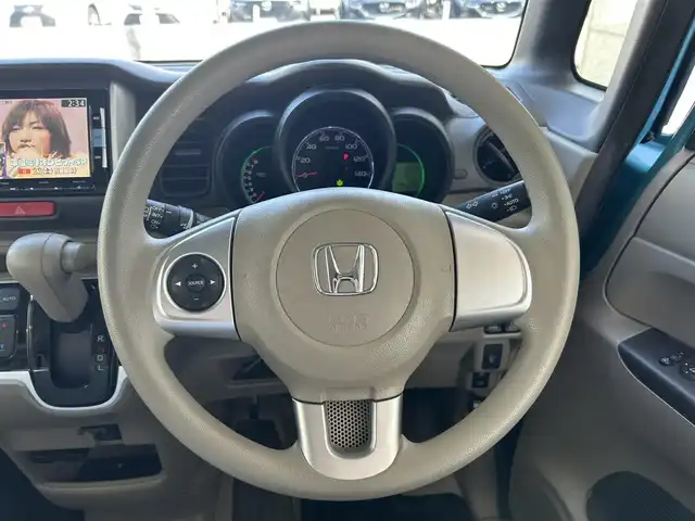 ホンダ Ｎ ＢＯＸ G Lパッケージ 兵庫県 2015(平27)年 5.3万km イノセントブルーメタリック 純正ディーラーナビ/（CD/DVD/BT/フルセグTV）/バックカメラ/両側パワースライドドア/あんしんパッケージ/シティブレーキアクティブシステム/ETC/HIDヘッドライト/AUTOライト/スマートキー/スペアキー
