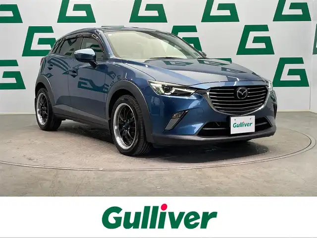 マツダ ＣＸ－３ XD プロアクティブ 鹿児島県 2016(平28)年 4.1万km エターナルブルーマイカ 禁煙車/純正SDナビ/　・Bluetooth/　・フルセグTV/　・CD/DVD/　・AUX/　・AppleCarPlay/　・AndroidAuto/　・AM/FM/クルーズコントロール(追従走行あり)/レーンキープアシスト/コーナーセンサー/ETC/パワーシート/シートヒーター/LEDヘッドライト/オートマチックハイビーム/オートワイパー/ステアリングヒーター/純正フロアマット/社外アルミホイール