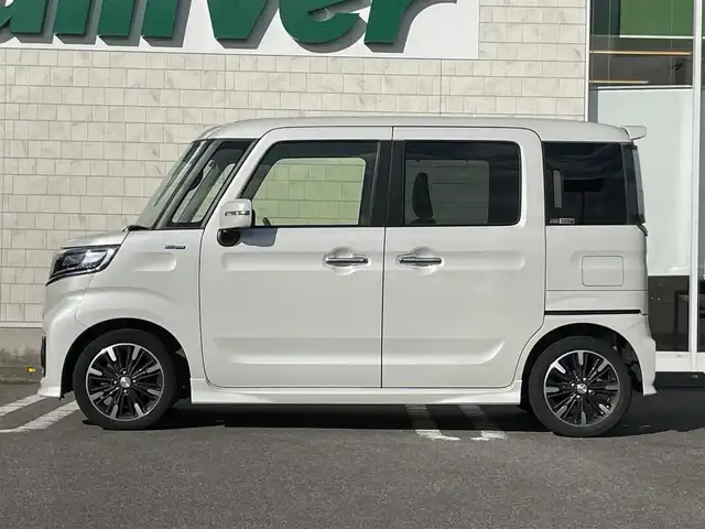 マツダ フレアワゴン ハイブリッド XS 宮崎県 2021(令3)年 5.5万km ピュアホワイトP 純正フルセグナビ/（DVD再生機能付き）（BT）/クルーズコントロール/アイドリングストップ/パーキングアシスト/パワースライドドア/パワーウィンドウ/パワーステアリング/バックカメラ/純正アルミホイール/コーナーセンサー/純正フロアマット/純正LEDヘッドライト/オートライト/横滑り防止装置/衝突被害軽減システム/盗難防止装置/エアバックW/ETC/ABS/AAC