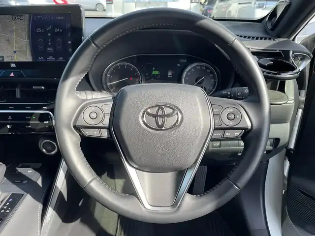 トヨタ ハリアー Z 滋賀県 2021(令3)年 3.9万km ホワイトパールクリスタルシャイン 純正12.3インチナビ/【Bluetooth/フルセグTV/USB】/JBLサウンドシステム/ハーフレザーシート/全方位カメラ/F/S/Rモデリスタエアロ/レーダークルーズコントロール/ブラインドスポットモニター/レーンディパーチャーアラート/クリアランスソナー/前後ドライブレコーダー/LEDヘッドライト/オートマチックハイビーム/デジタルインナーミラー/ヘッドアップディスプレイ/パワーバックドア/ビルトインETC2.0/プッシュスタート/スマートキー/ステアリングリモコン