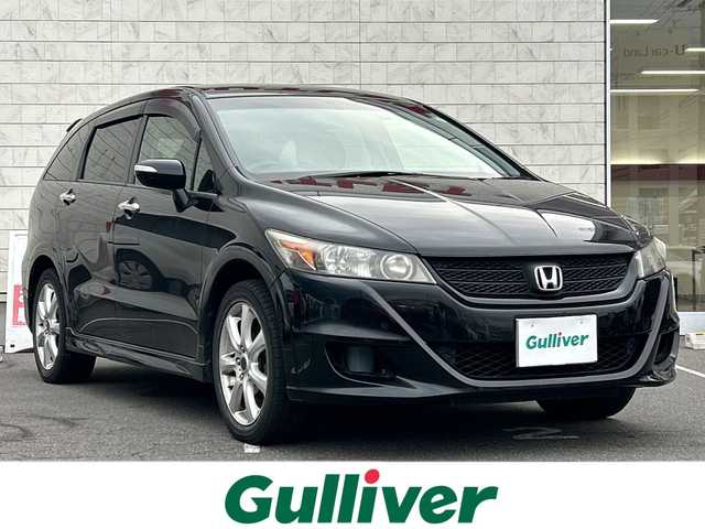 ホンダ ストリーム RSZ Sパッケージ 長野県 2011(平23)年 12.4万km クリスタルブラックパール ・ワンオーナー/・純正メモリーナビ/TV/DVD/AM/FM/Bluetooth/・ETC/・ハロゲンライト/・純正フロアマット/・サマータイヤ装着純正アルミホイール車載