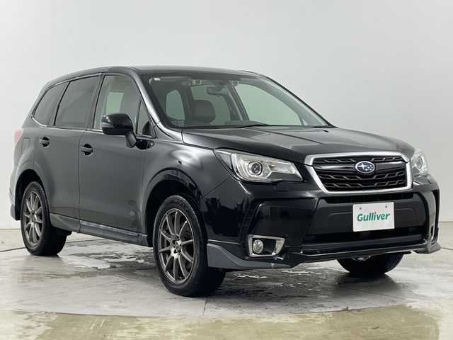 スバル フォレスター 道央・札幌 2016(平28)年 10.2万km クリスタルブラックシリカ ・4WD　　/アイサイト/・衝突被害軽減ブレーキ/・社外フローティングナビ　/・フルセグ/CD/DVD/BT/SD/・バックカメラ/・レーダークルーズコントロール/・ブラインドスポットモニター/・レザーシート/シートヒーター/・パワーシート/シートポジションメモリー/・電動リアゲート/・ステアリングヒーター/・社外前方ドライブレコーダー/・MT付AT/パドルシフト/・積込冬タイヤ純正AW18インチ/・ヒルディンセントコントロール/・ETC