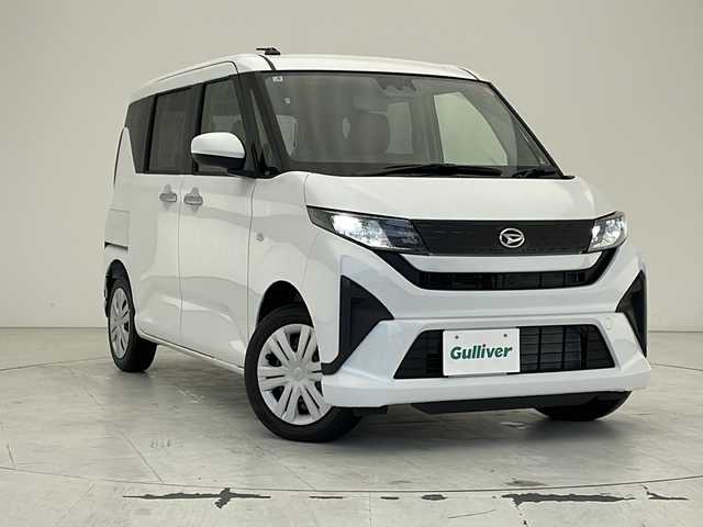 ダイハツ ムーヴ X 沖縄県 2025(令7)年 0.1千km シャイニングホワイトパール パワースライドドア　/スマートアシストIII　/プッシュスタート　/スマートキー　/スペアキー　/ＬＥＤヘッドライト　/アイドリングストップ　/オートライト　/オートエアコン　/ベンチシート　/横滑り防止機能　/電動格納ミラー/前後コーナーセンサー