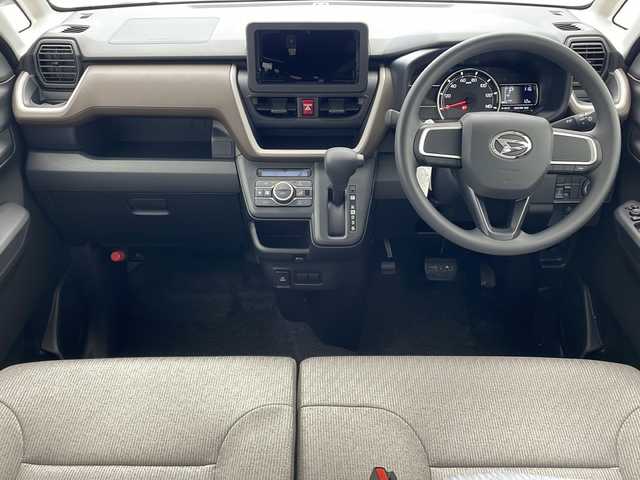 ダイハツ ムーヴ X 沖縄県 2025(令7)年 0.1千km シャイニングホワイトパール パワースライドドア　/スマートアシストIII　/プッシュスタート　/スマートキー　/スペアキー　/ＬＥＤヘッドライト　/アイドリングストップ　/オートライト　/オートエアコン　/ベンチシート　/横滑り防止機能　/電動格納ミラー/前後コーナーセンサー