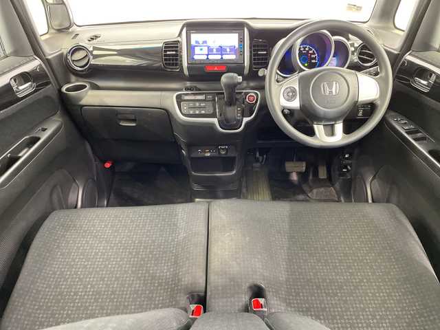 ホンダ Ｎ ＢＯＸ カスタム G Lパッケージ 栃木県 2016(平28)年 4.6万km プレミアムホワイトパールⅡ ワンオーナー/純正SDナビ/（CD/TV/Bluetooth/USB/iPod/AUX）/バックカメラ/ビルトインETC/片側パワースライドドア/オートライト/HIDヘッドライト/横滑り防止装置/フォグランプ/スマートキー/プッシュスタート/アイドリングストップ/ステアリングスイッチ/電動格納ミラー/純正14インチアルミホイール/純正フロアマット