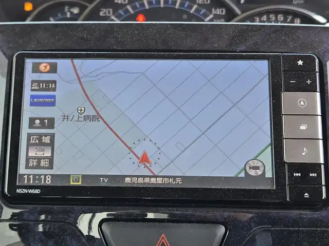 ダイハツ タント カスタム RS トップED SA Ⅲ 鹿児島県 2017(平29)年 2.7万km メテオライトグレーイリュージョナルP 純正ＳＤナビ（ＮＳＺＮ－Ｗ６８Ｄ）　/純正ドライブレコーダー　/Ｄ席シートヒーター　/Ｂｌｕｅｔｏｏｔｈオーディオ　/フルセグテレビ　/両側パワースライドドア　/ハーフレザーシート　/スマートアシストIII/バックカメラ/純正アルミホイール(15インチ)/両側パワースライドドア/プッシュスタート/スマートキー/横滑り防止装置/前後コーナーセンサー/LEDヘッドライト