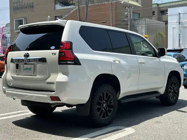 トヨタ ランドクルーザー プラド TX 大阪府 2019(令1)年 4.1万km ホワイトパールクリスタルシャイン 純正9インチナビ/フルセグ・Bluetooth・CD/DVD/バックカメラ/トヨタセーフティセンス/・プリクラッシュセーフティ/・レーンディパーチャー/・オートマチックハイビーム/・レーダークルコン /ETC/LEDヘッドライト/スマートキー/USB/HDMI端子