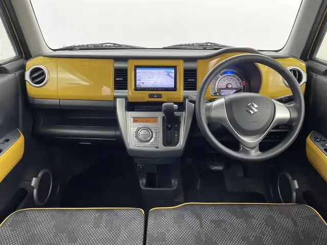 スズキ ハスラー G 福井県 2017(平29)年 3万km アクティブイエロー/ブラック2トーンルーフ 禁煙車/7インチナビ/（AM/FM/Bluetooth/フルセグTV）/レーダーブレーキサポート/シートヒーター/アイドリングストップ/プッシュスタート/スマートキー/純正フロアマット/ベンチシート/横滑り防止装置/ドアバイザー