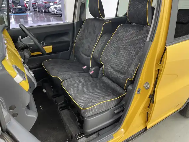 スズキ ハスラー G 福井県 2017(平29)年 3万km アクティブイエロー/ブラック2トーンルーフ 禁煙車/7インチナビ/（AM/FM/Bluetooth/フルセグTV）/レーダーブレーキサポート/シートヒーター/アイドリングストップ/プッシュスタート/スマートキー/純正フロアマット/ベンチシート/横滑り防止装置/ドアバイザー