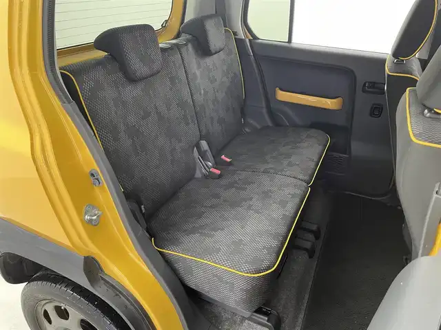 スズキ ハスラー G 福井県 2017(平29)年 3万km アクティブイエロー/ブラック2トーンルーフ 禁煙車/7インチナビ/（AM/FM/Bluetooth/フルセグTV）/レーダーブレーキサポート/シートヒーター/アイドリングストップ/プッシュスタート/スマートキー/純正フロアマット/ベンチシート/横滑り防止装置/ドアバイザー